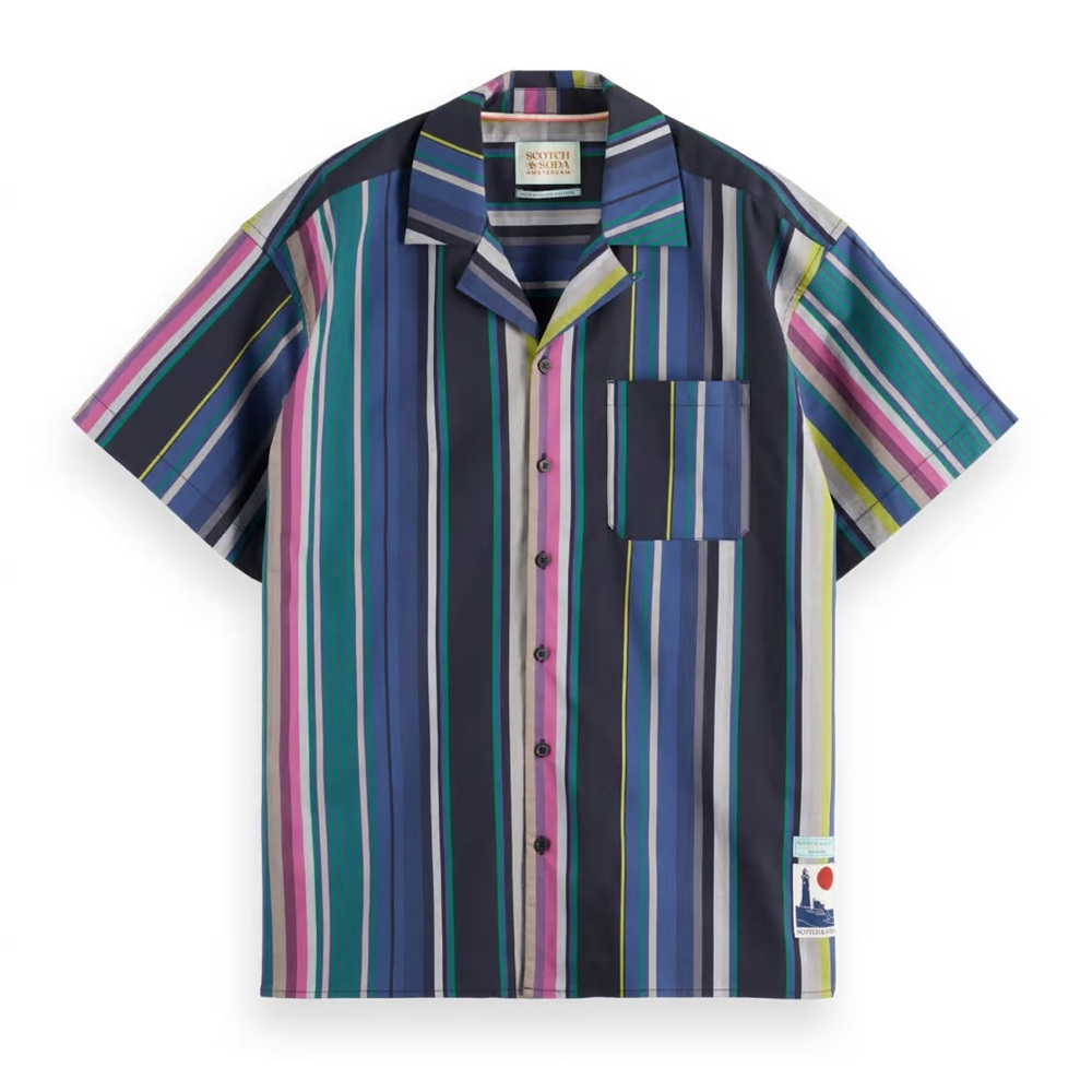 Scotch and soda Multicolor Striped Men's Shirt NWOT